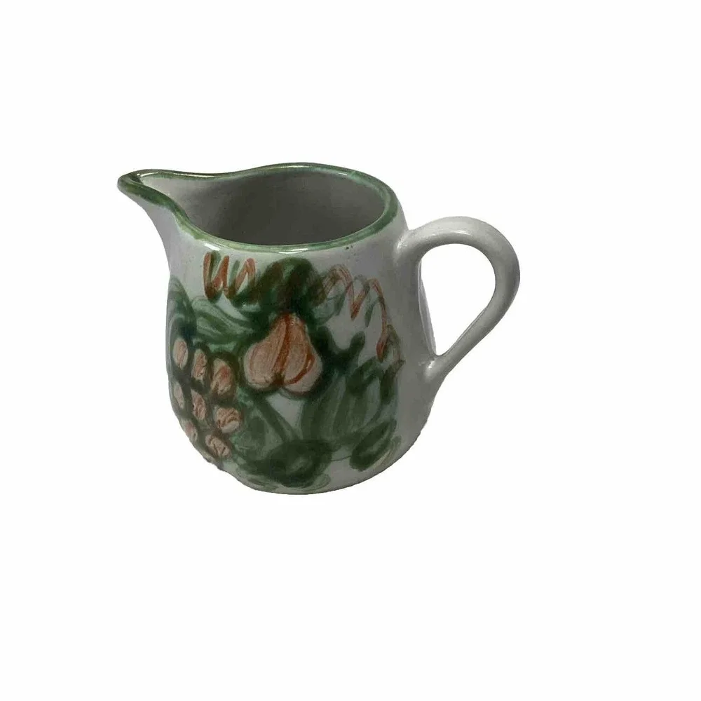 Louisville Stoneware Pottery Pitcher Jug HARVEST Grapes Pattern Vintage